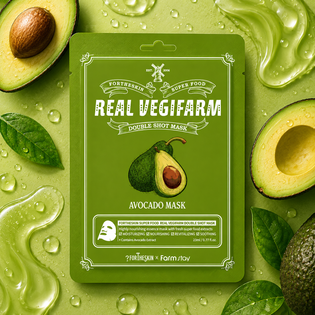 Maschera Viso Avocado